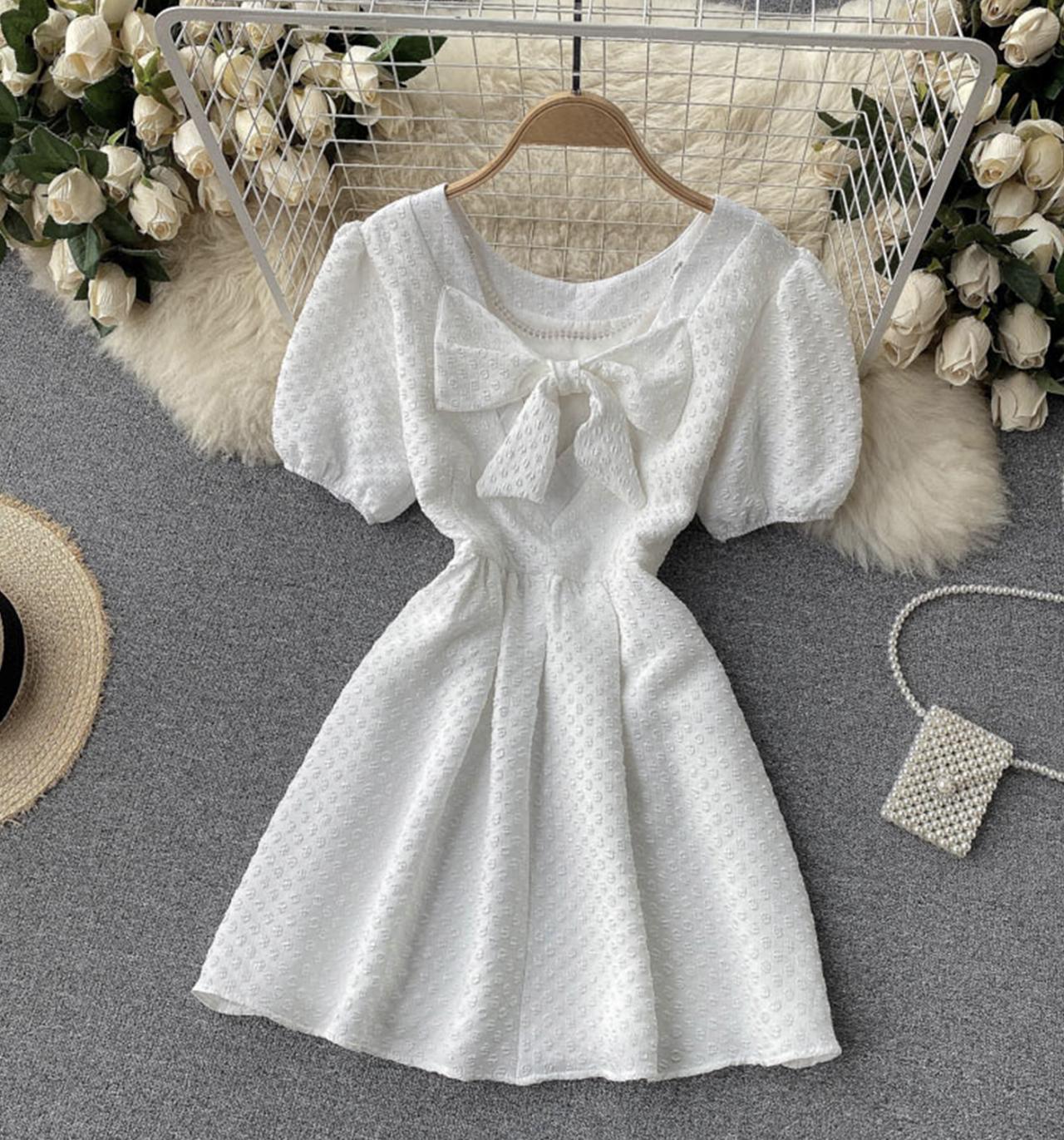Cute A line short dress fashion dress  677