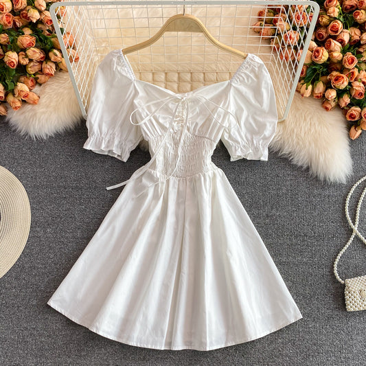 Cute A line short dress fashion dress  560