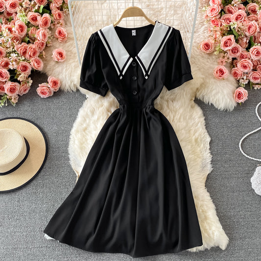 Nettes A-Linie kurzes Kleid Modekleid 531