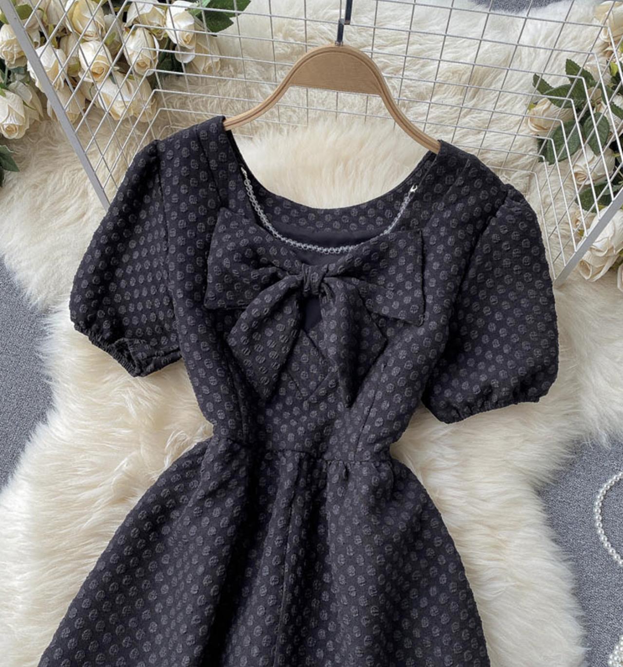 Cute A line short dress fashion dress  677
