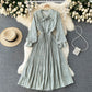 Cute floral long sleeve dress fashion dress  470