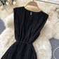 Black A line short dress fashion dress  568