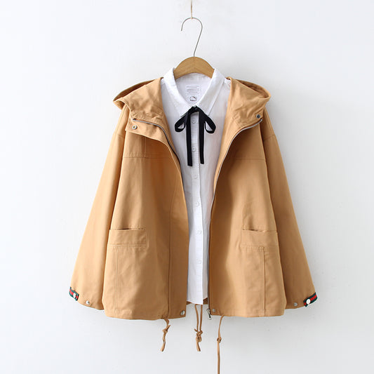 Simple hoodie long sleeve jacket  280