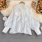 Lovely bow-knot long-sleeved top  271