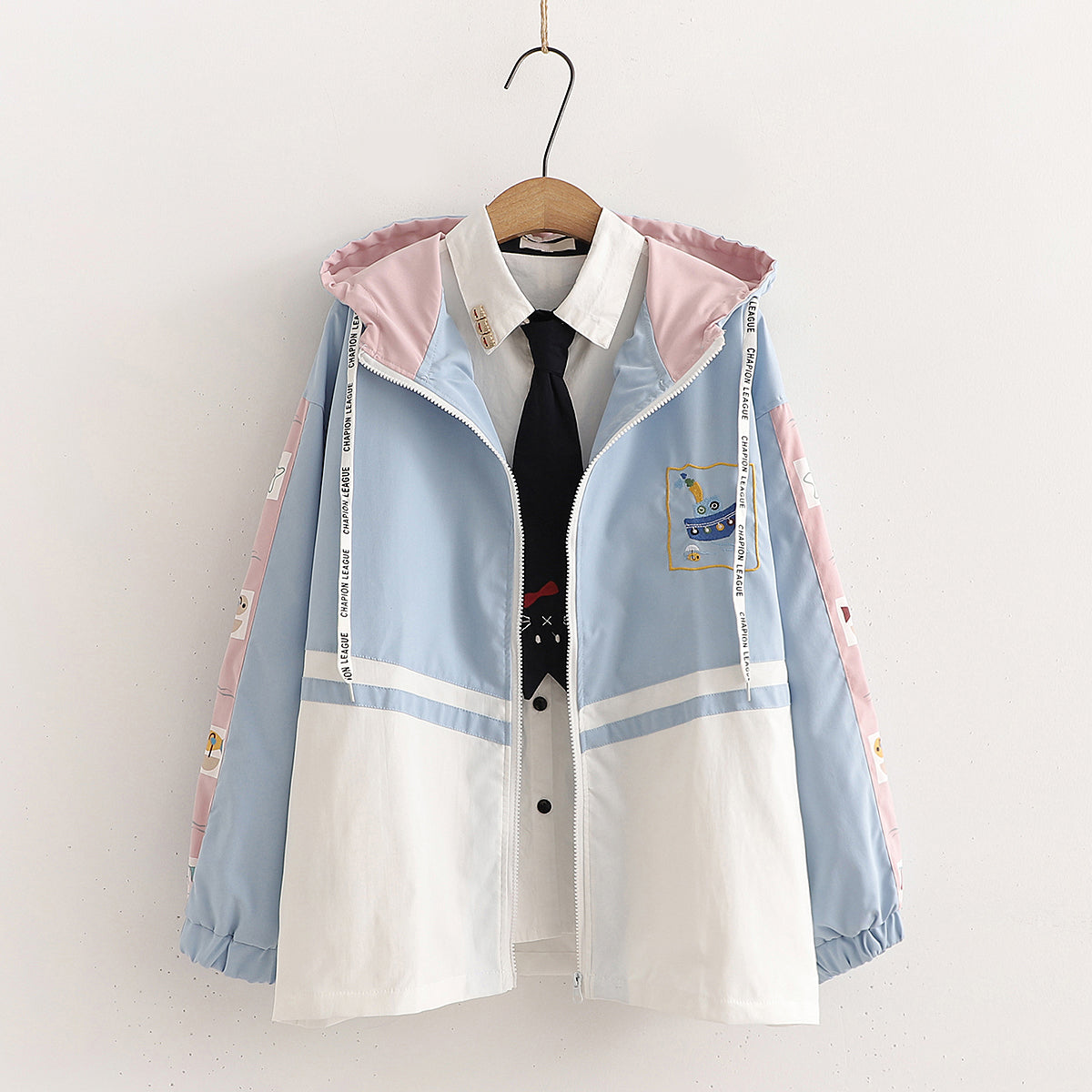 Simple long-sleeved jacket  288