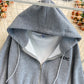 Cute long sleeve crop tops fasion hoodie  244