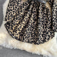 Fashionable Leopard Print Long Sleeve Tops  243