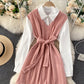 Lovely knitted patchwork dress  184