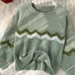Sweater round neck long-sleeved sweater  136