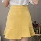 Lovely A line chiffon irregular short skirt wrap hip skirt  3487