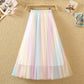 Jupe en tulle aux couleurs de l'arc-en-ciel 3502