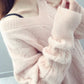Cute v neck long sleeve sweater  093