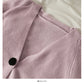 Sweater women's new two button short cardigan low neck  1800