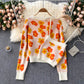 Autumn, fresh, fashionable, spaghettis strap top, cardigan sweater, two suits  1395