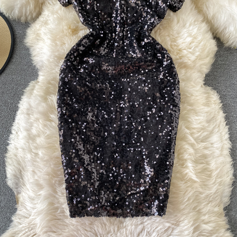 Waist closing slim temperament bottomed Hip Wrap Skirt  3415