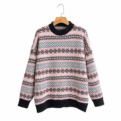 Slouchy turtleneck sweater for women  1359
