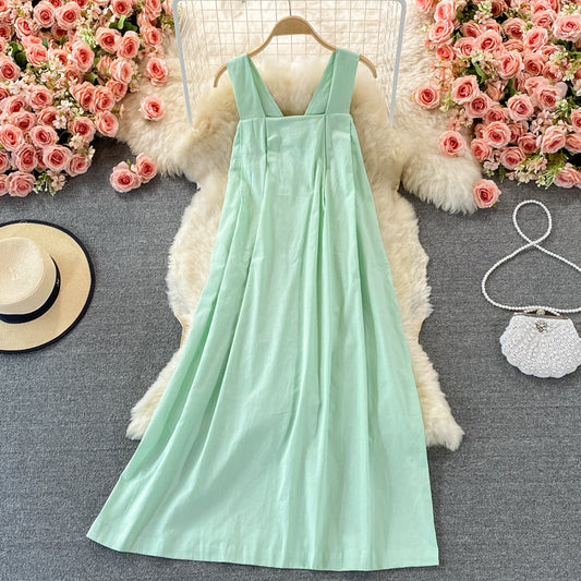 Jupe à bretelles ample et légère coupe vent 2905