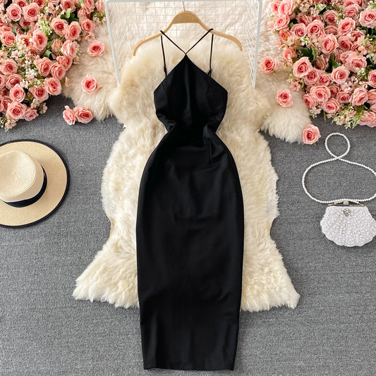 Französisches sexy trägerloses Kleid 3220