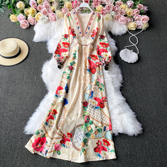 A-line fairy skirt with slim waist and large hem  3407