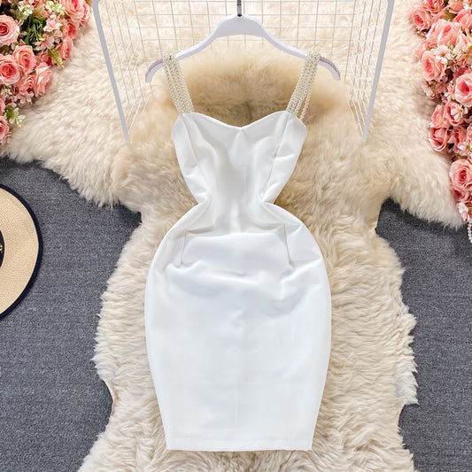 Jupe porte-jarretelles sexy slim robe portefeuille 2818