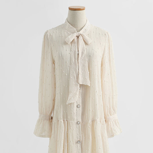 Jupe noire de style étranger de style doux et de couleur unie 2186