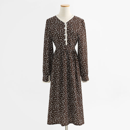 Chiffon Skirt temperament medium and long, slim, lace up bottom skirt inside  2330