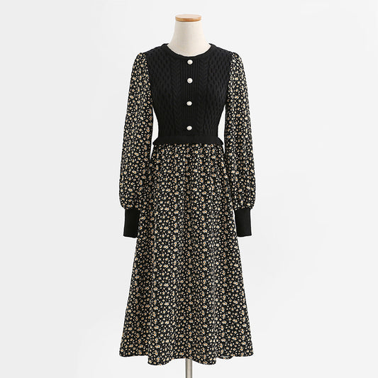 Conception de robe en laine polyvalente sens de la minorité jupe à fond en velours côtelé 2275