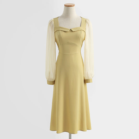 Fashion waist closing thin fairy skirt temperament waist closing bottomed long skirt  2189