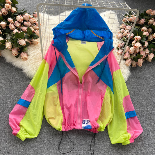 Damenmantel Herbst Damen dünner Sonnenschutz Langarm 1538