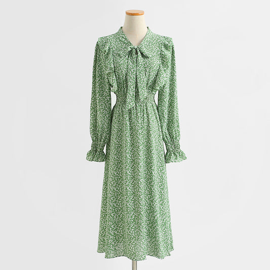 Nouvelle robe jupe fleurie coupe vent douce 2183