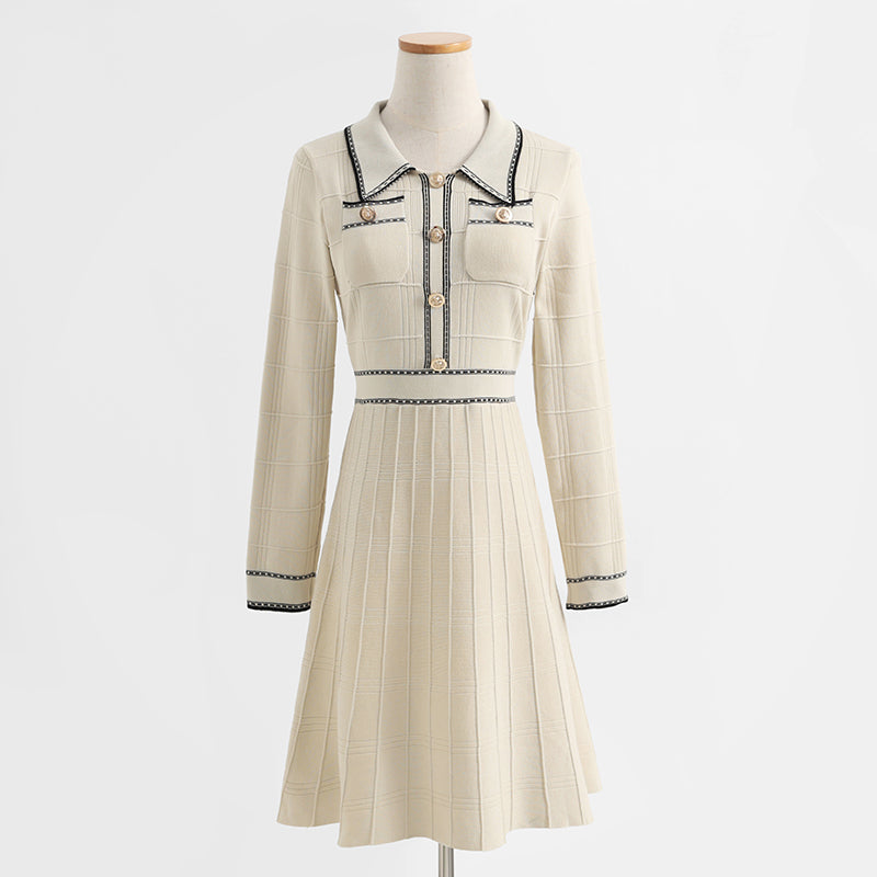 Aging Hepburn style small black skirt French retro literature bottomed long skirt  2230