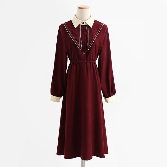 Hepburn French high-grade long skirt  2235