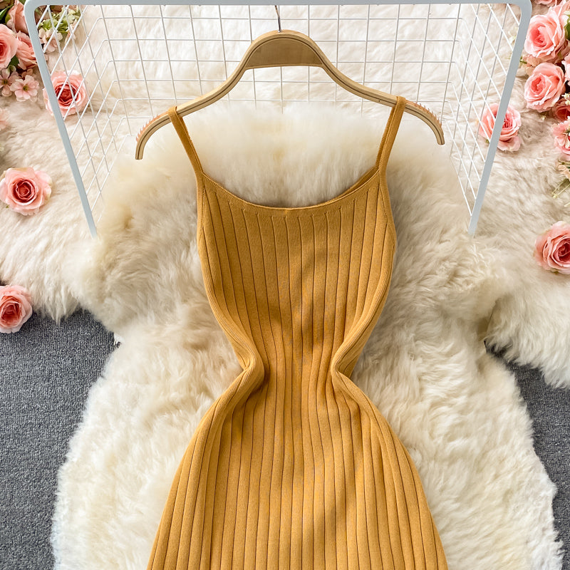 Jupe gilet sexy à bretelles 2742