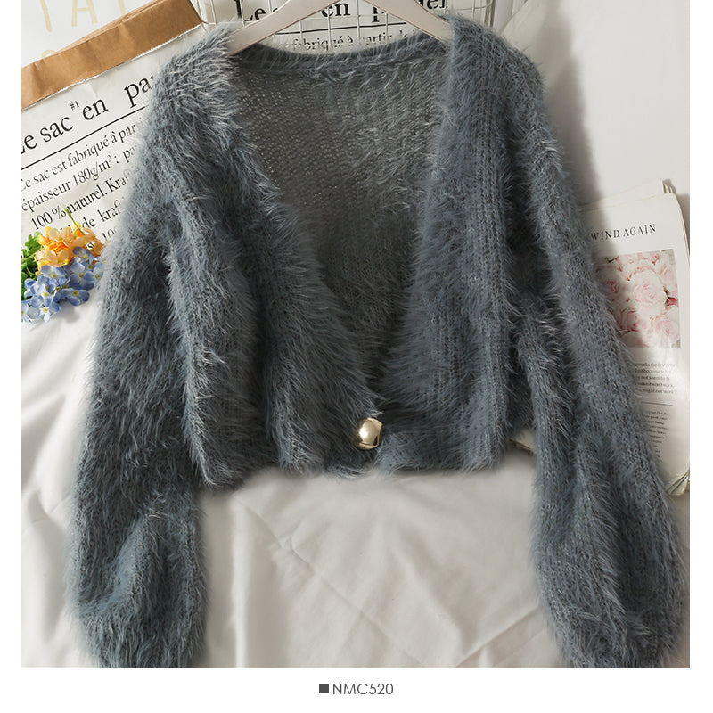 Low neck sweater women's autumn versatile long sleeved sweater  1751