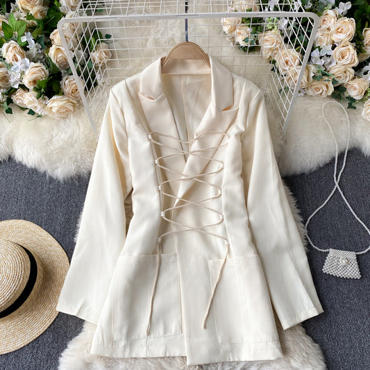 Damen Anzug Mantel Damen Pendler Anzug Mode 1537