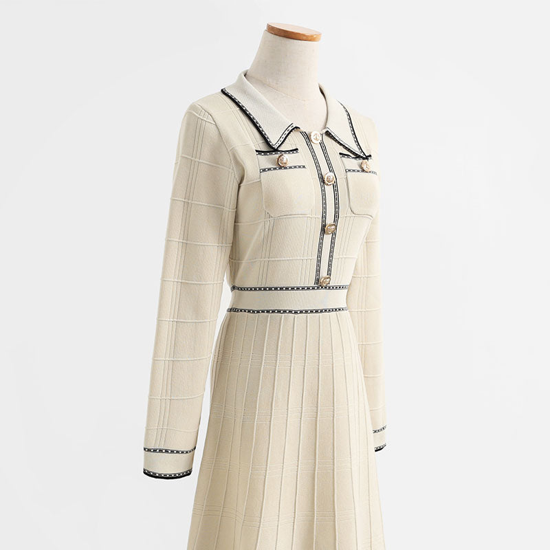 Aging Hepburn style small black skirt French retro literature bottomed long skirt  2230