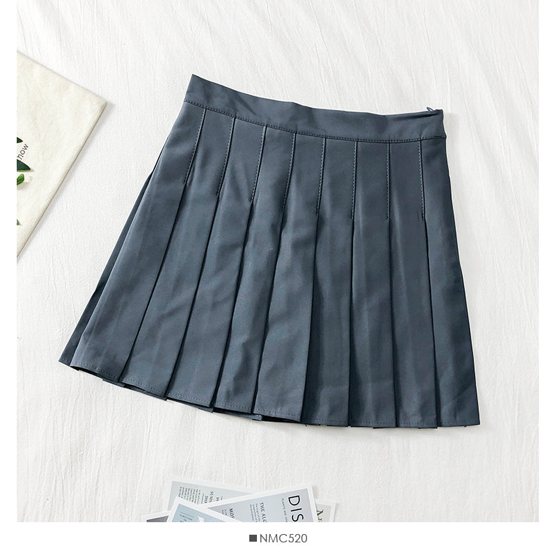High waist slim Harajuku casual short skirt female  2522