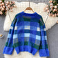 Hong Kong style sweater retro Japanese lazy Pullover  1622