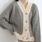 Vintage cardigans, striped slouches, baggy coats, chunky sweaters  1437