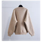 Vintage, turtleneck cardigan, Autumn/winter, new, loose, lazy style, student sweater coat  1400