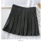 Light proof thin black A-line skirt  2517