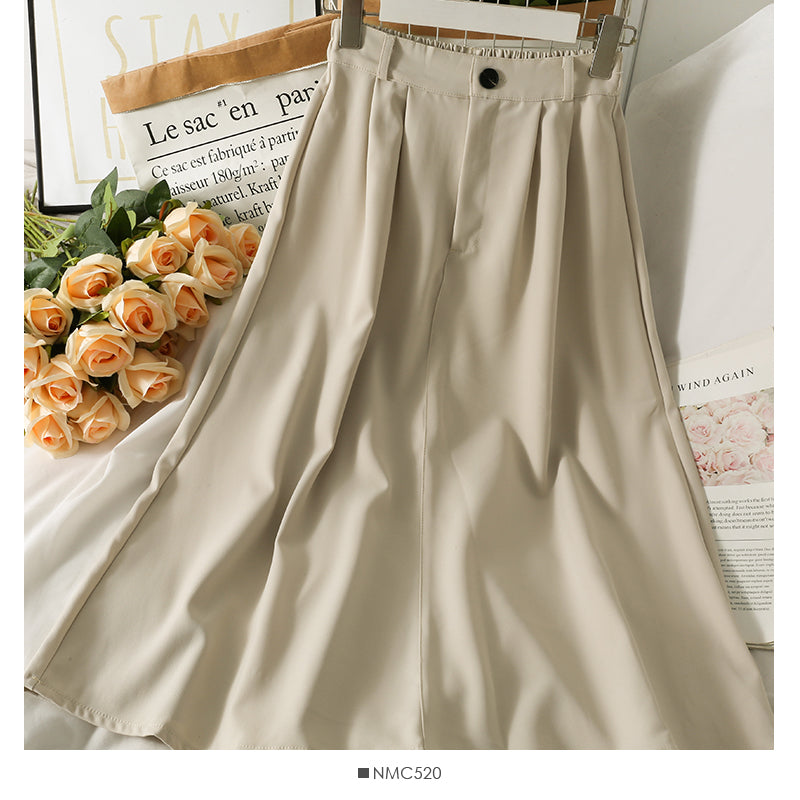 Rock in A-Linie mit hoher Taille und dünnem Fall 2500