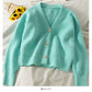 Han Fan loose and thin three button single breasted cardigan sweater  1784