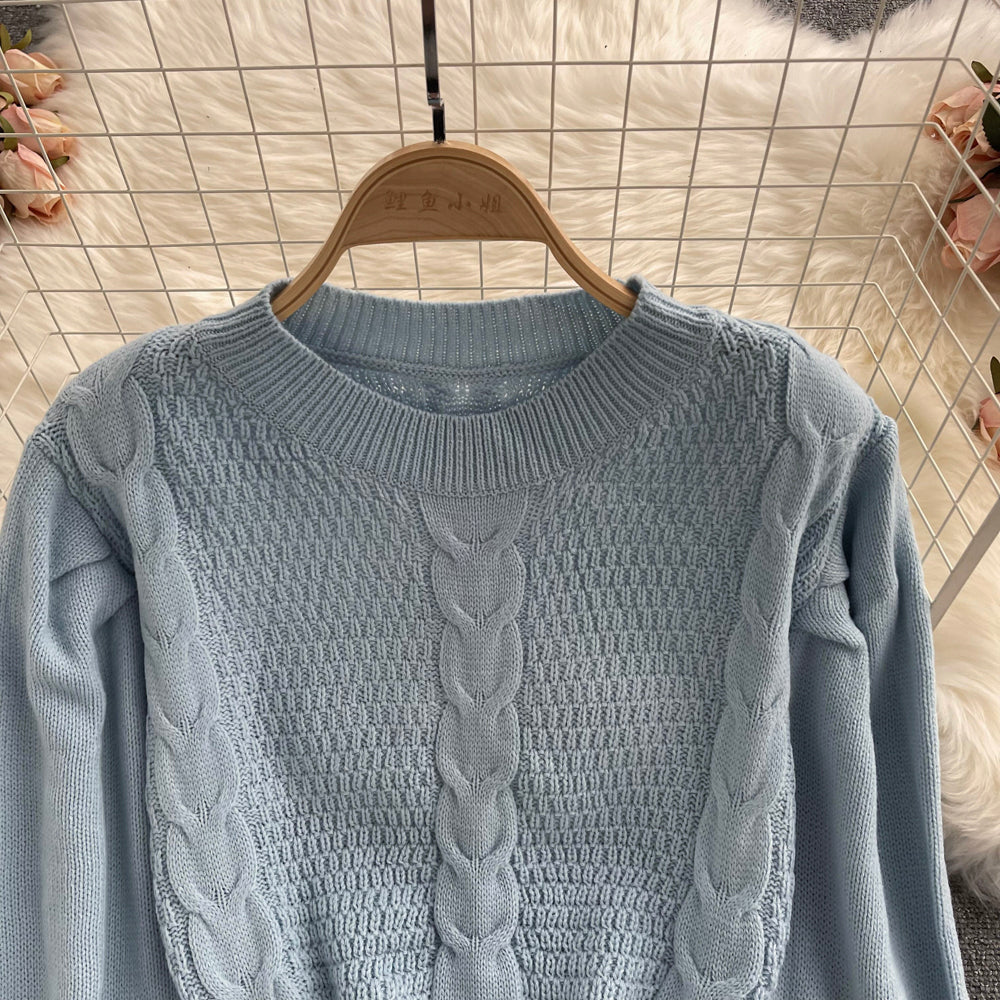 Autumn and winter new short Pullover Sweater Top  1623