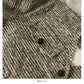 Hong Kong Vintage Tweed Streifen Kurzer schmaler schmaler Mantel 2100