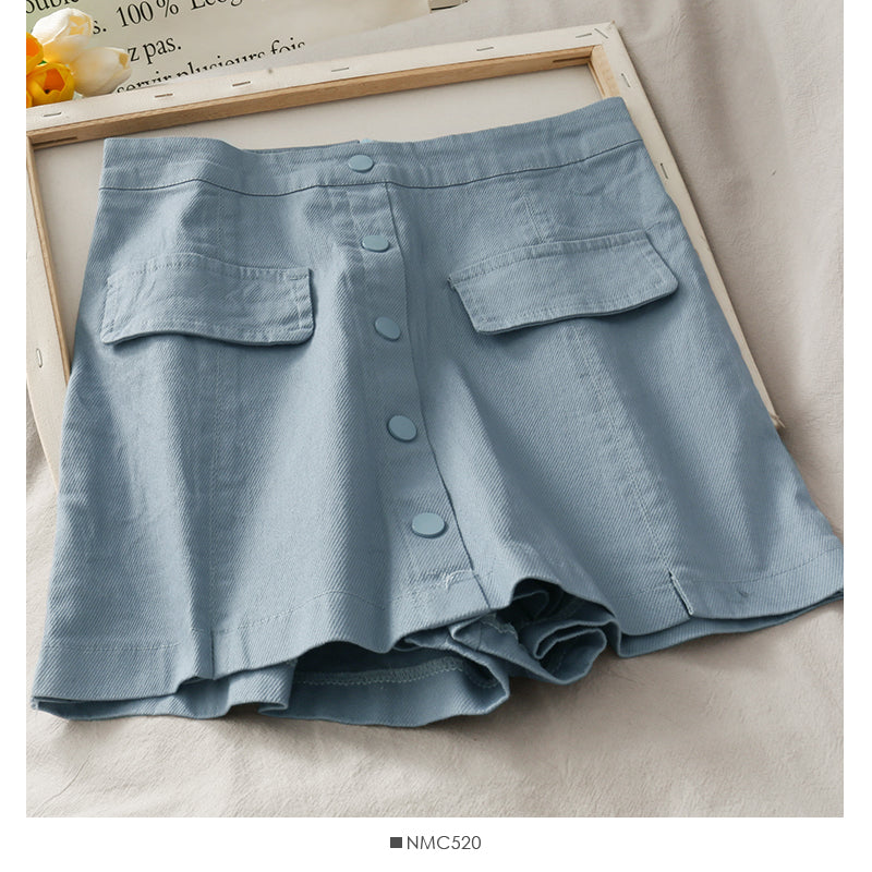 Han Fan casual high waist versatile shorts skirt women  2529