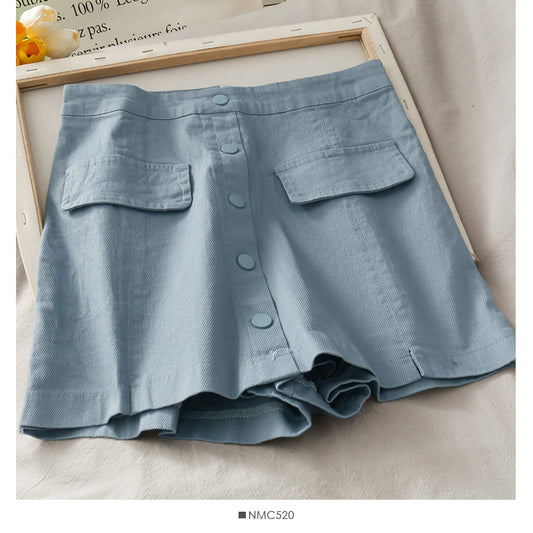 Han Fan casual high waist versatile shorts skirt women  2529