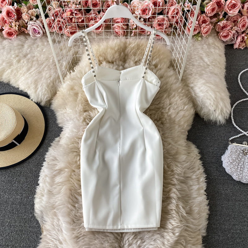 Celebrity temperament slim bodice suspender skirt  2792