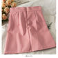 High waist, thin, anti light A-shaped short skirt, female  2488
