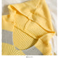 Korean stripe short loose thin hooded long sleeved sweater  1939